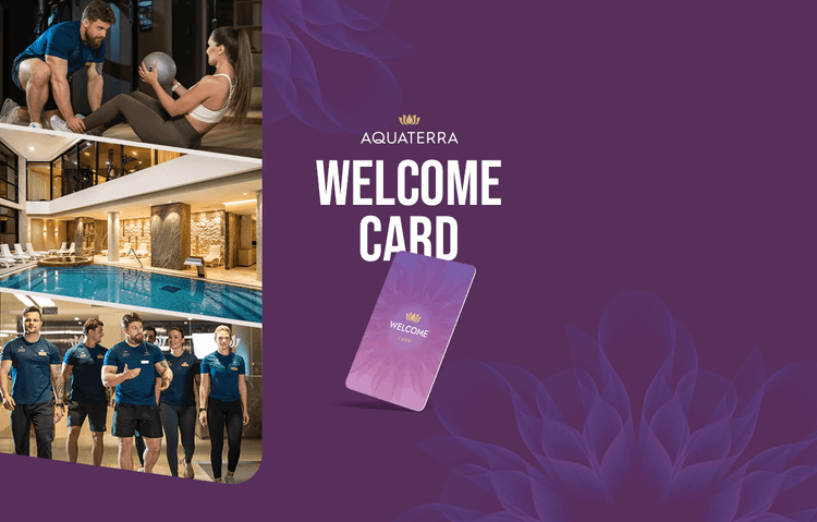 Новая клубная карта в Aquaterra - Welcome Card