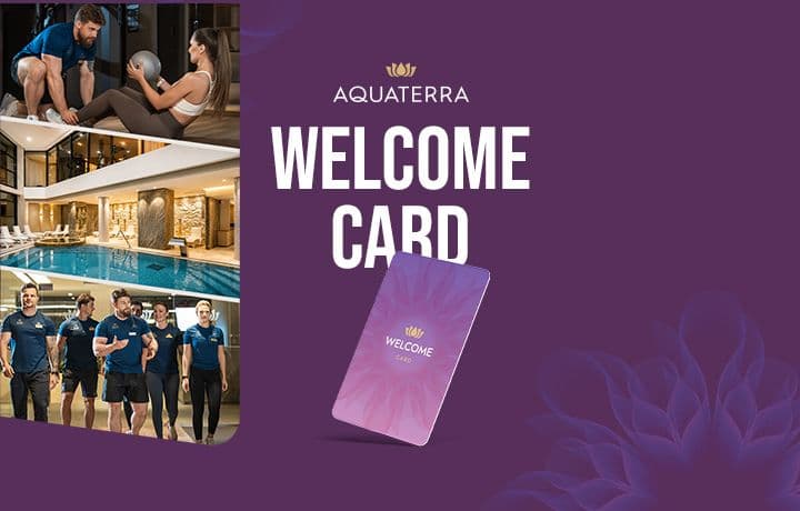 New Aquaterra Club Card — WELCOME CARD
